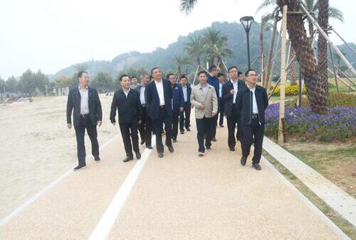 上饒市人大副主任、鄱陽縣縣委書記張禎祥蒞臨新昌南湖西河濕地公園項(xiàng)目